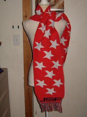 Vintage Knitmakers USA Stars Scarf